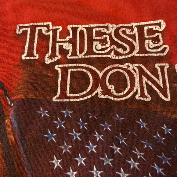 Murina The Charlie Daniels Band Unisex Large Red Short Sleeve Cotton Tee Shirt - Picture 8 of 11